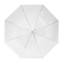 Doorzichtig paraplu | Automatisch | Bedrukking op handvat | Ø 98 cm | 92109039 