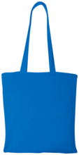 Katoenen tas gekleurd | Lange hengsel | 140 gr/m2 | 92120181 Blauw