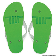 Slippers | Reliëf logo | Maat 38-46 | 324445C Groen