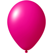 Ballonnen bedrukken | Ø 27 cm | Goedkoop | 9475851 Magenta