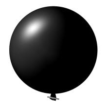 Reuzenballon | Ø 80 cm | Goede kwaliteit | 948501 Zwart