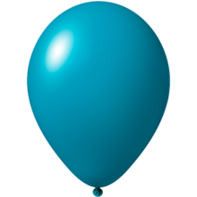 Ballonnen bedrukken | Ø 33 cm | Goedkoop | 9485951 Turkoois