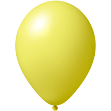 Ballonnen bedrukken | Ø 33 cm | Snel | 9485951s Lichtgeel