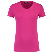 T-shirt | Dames | V-hals | Tricorp Workwear | 97TVT190 Fuchsia