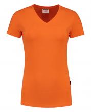 T-shirt | Dames | V-hals | Tricorp Workwear | 97TVT190 Oranje