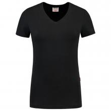 T-shirt | Dames | V-hals | Tricorp Workwear | 97TVT190 Zwart