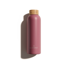 Waterdrop | Steel bottle 600 ML | Per stuk verpakt | WaterdropSteel Pink matt