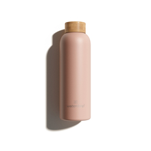 Waterdrop | Steel bottle 600 ML | Per stuk verpakt | WaterdropSteel Pastel orange matt