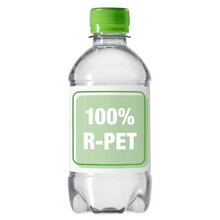 Gevuld waterflesje | 330 ml | R-PET | Lekvrij | NL4333001 Lime