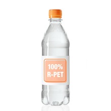 Gevuld waterflesje | 500 ml | R-PET | Lekvrij | NL4350011 Orange