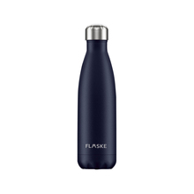 Flaske | Duurzame dubbelwandige RVS thermosfles | 500ML  | Flaske500 Donkerblauw