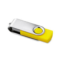 Twist USB stick | 1 kleur of full colour | 4-32 GB | NLmaxp039 Geel