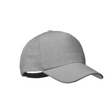 Eco baseball cap | Hennep | Premium kwaliteit | 8756176 Grijs