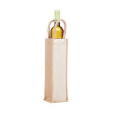 Jute wijntas| Geschikt voor 1 fles| 320 gr/m2 | 8756258 
