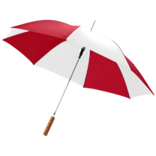 Gekleurde paraplu | Ø  102 cm | Automatisch | Tot 4 kleuren opdruk | Maxp034 Rood / Wit