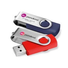 Twist USB stick | 1 kleur of full colour | 1-32 GB | NLmaxp039 