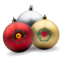 Andrew Halliday grot Klokje Kerstballen bedrukken | Vanaf 4 werkdagen met logo | Maxilia