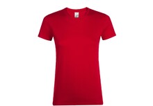 T-shirts bedrukken | Dames | 150 grams katoen  | 87501825 Rood