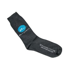 Gerecyclede sokken | Solid kleuren | Ingeweven logo | Max712 Grijs