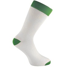 Gerecyclede sokken | Gekleurde twist | Met max. 4 kleuren | Max711 Groen
