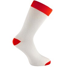 Gerecyclede sokken | Gekleurde twist | Met max. 4 kleuren | Max711 Rood