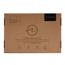 Giftbox met Hamamdoek | 375 gr/m2 | 180 x 100 cm | Gepersonaliseerd kaartje  | Giftbox-Vibe 