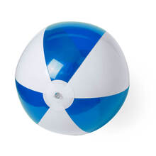 Strandbal  ⌀ 28 cm | Gekleurd/wit | 1 bedrukt paneel | 83781730 Blauw