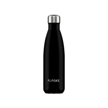 Flaske | Duurzame dubbelwandige RVS thermosfles | 500ML  | Flaske500 Zwart