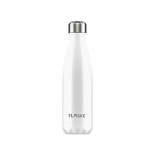 Flaske | Duurzame dubbelwandige RVS thermosfles | 500ML  | Flaske500 Wit