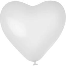Hart ballon | Ø 70 cm | Extra groot | 947002 Transparant