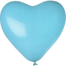 Hart ballon | Ø 70 cm | Extra groot | 947002 Lichtblauw