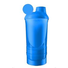 Luxe shaker | 600 ml | 3 compartimenten | Mix & match | 188001 Lichtblauw