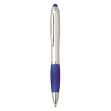 Stylus pen | Full colour | Met rubberen grip | max038 Blauw