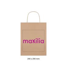 Papieren tas | A4 | Wit of bruin | Beste prijs | maxp017 