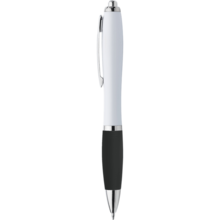 Pen | Full colour | Met rubberen grip | Maxs023 Wit / Zwart