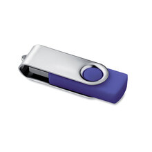 Twist USB stick | 1 kleur of full colour | 4-32 GB | NLmaxp039 Koningsblauw