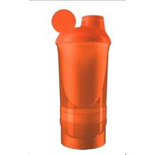Luxe shaker | 600 ml | 3 compartimenten | Mix & match | 188001 Orange