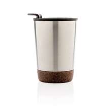 Coffee-to-go beker | Gerecycled RVS | Dubbelwandig | 8843508 zilver