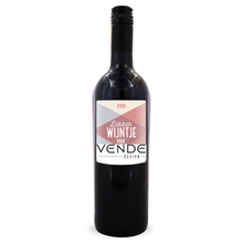 Rode wijn met kist | Merlot | Eigen etiket | Full colour | 68wijnkistmerlot2 