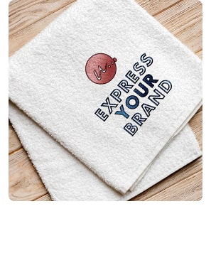Handdoek met borduring